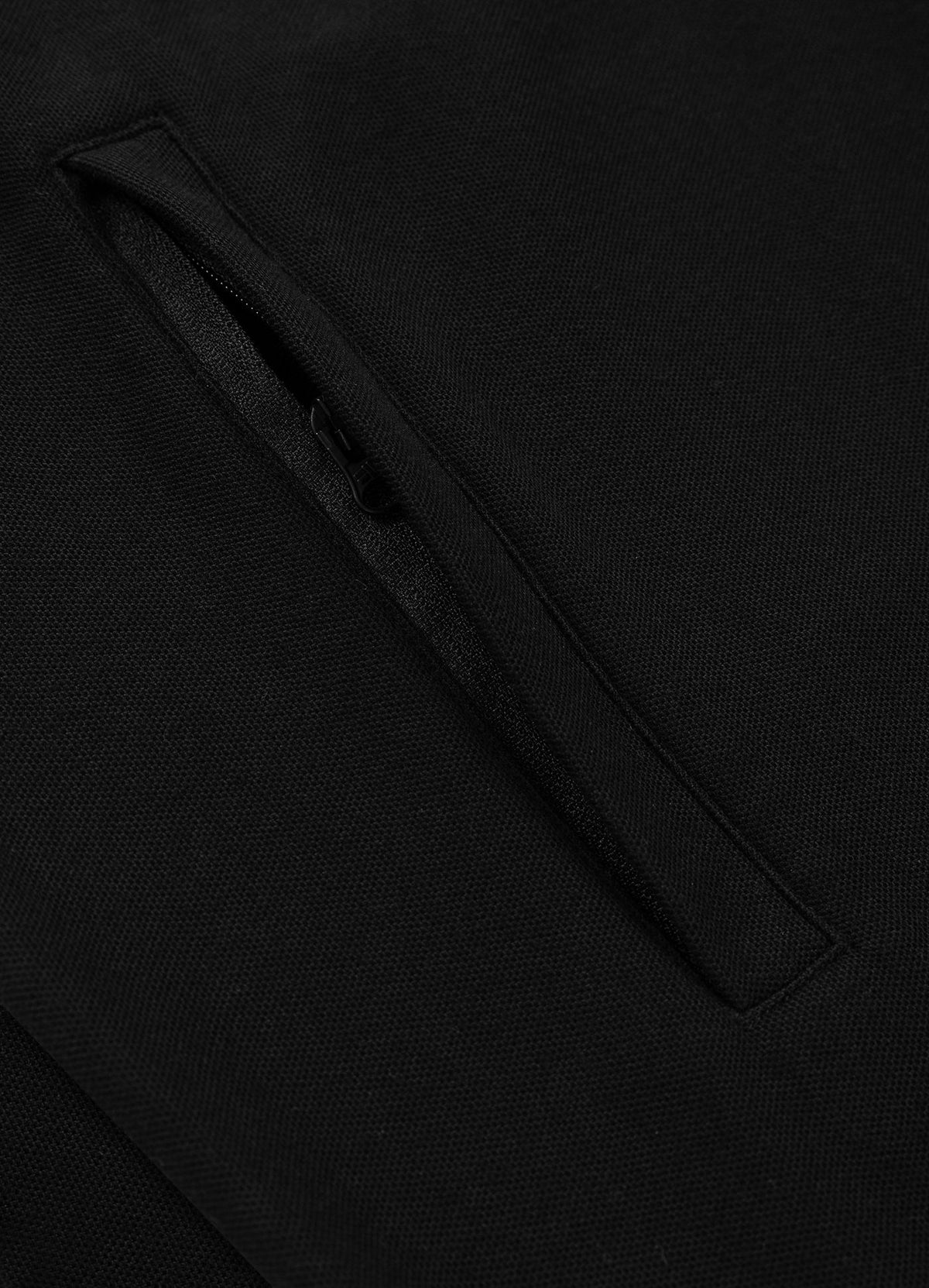 Men's Zip-up hoodie Pique Rockey - Black