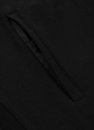 Men's Zip-up hoodie Pique Rockey - Black