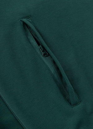 Men's Zip-up hoodie Pique Rockey - Dark green