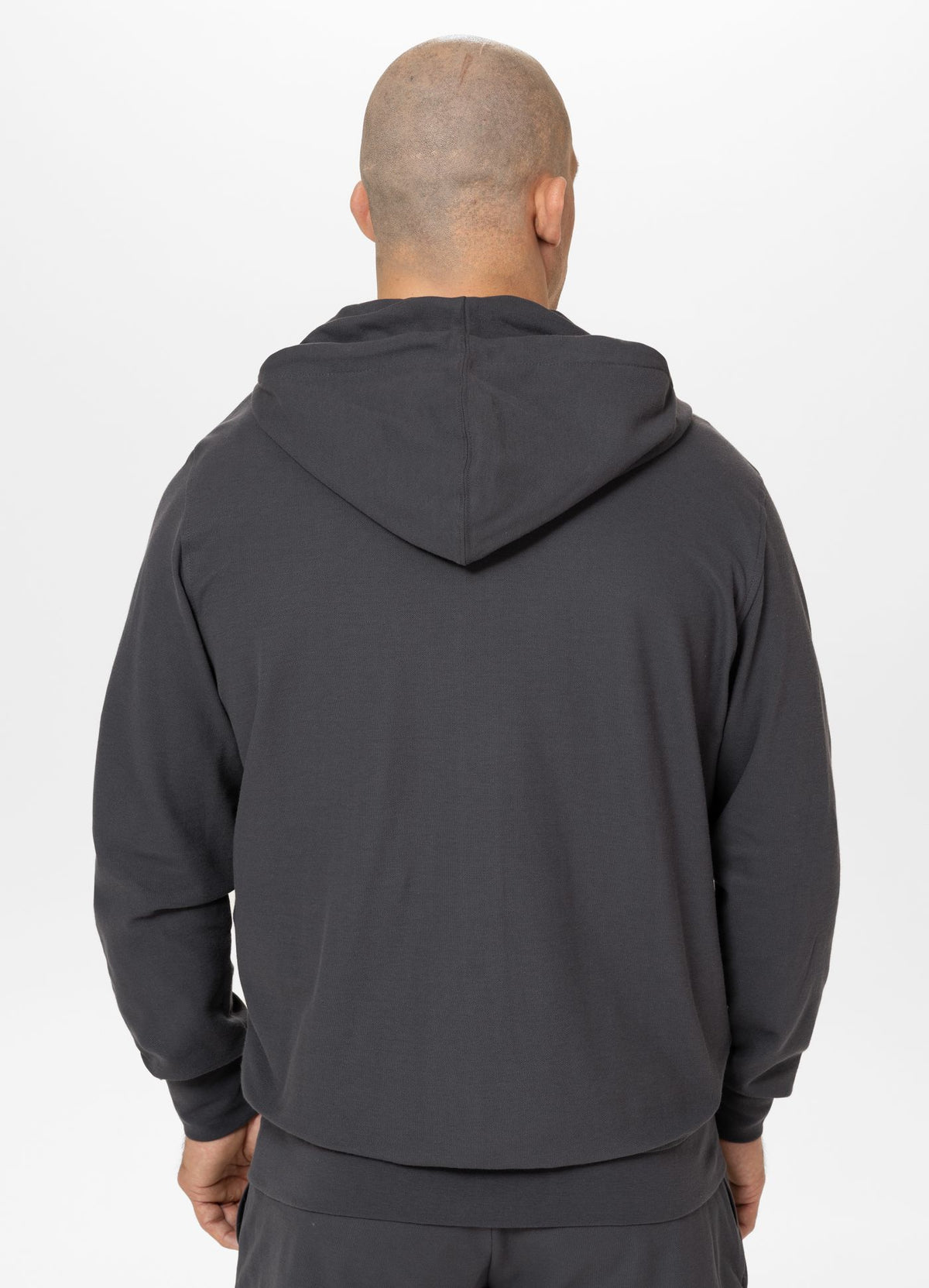 Men's Zip-up hoodie Pique Rockey - Graphite