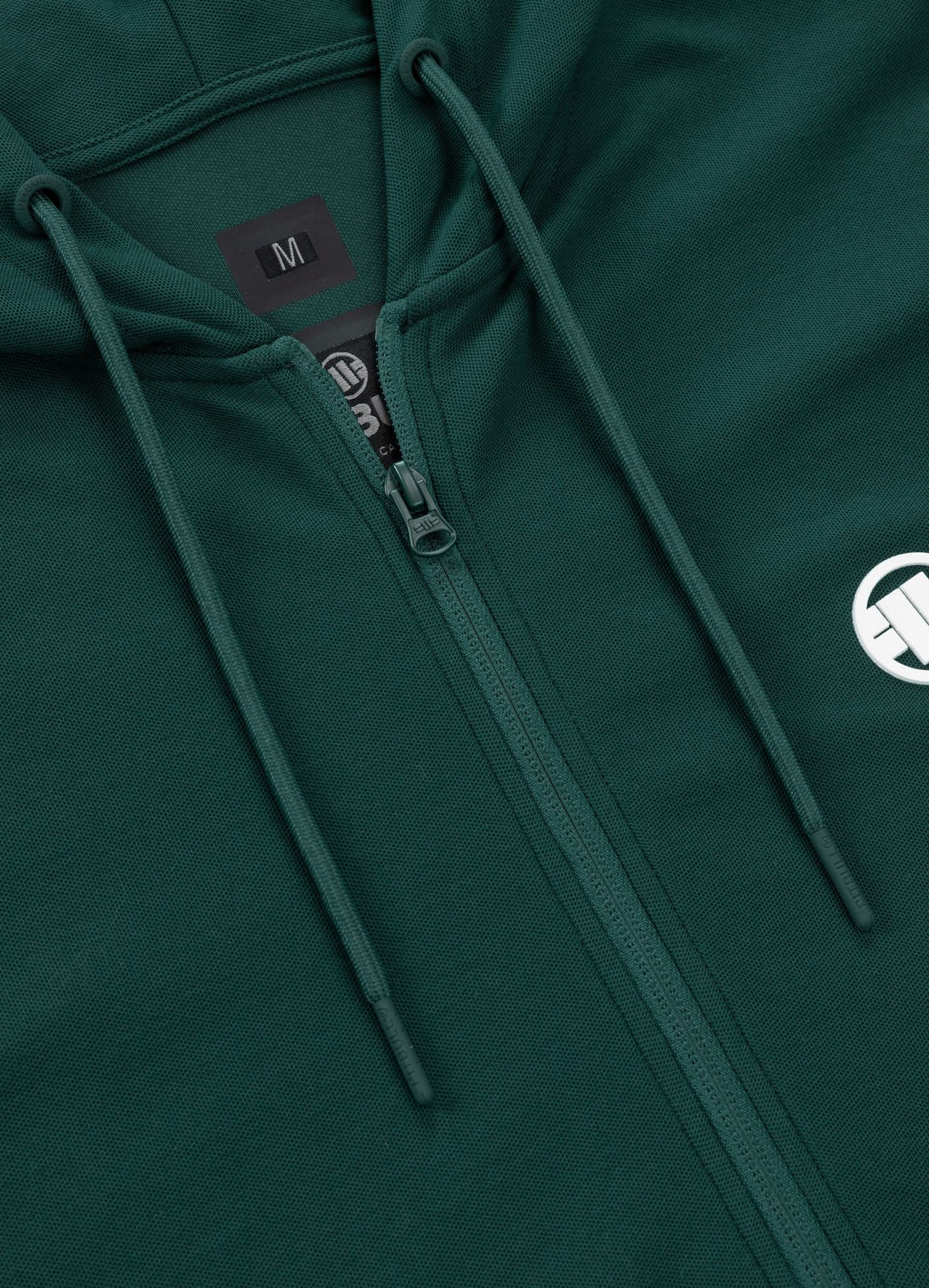 Men's Zip-up hoodie Pique Rockey - Dark green