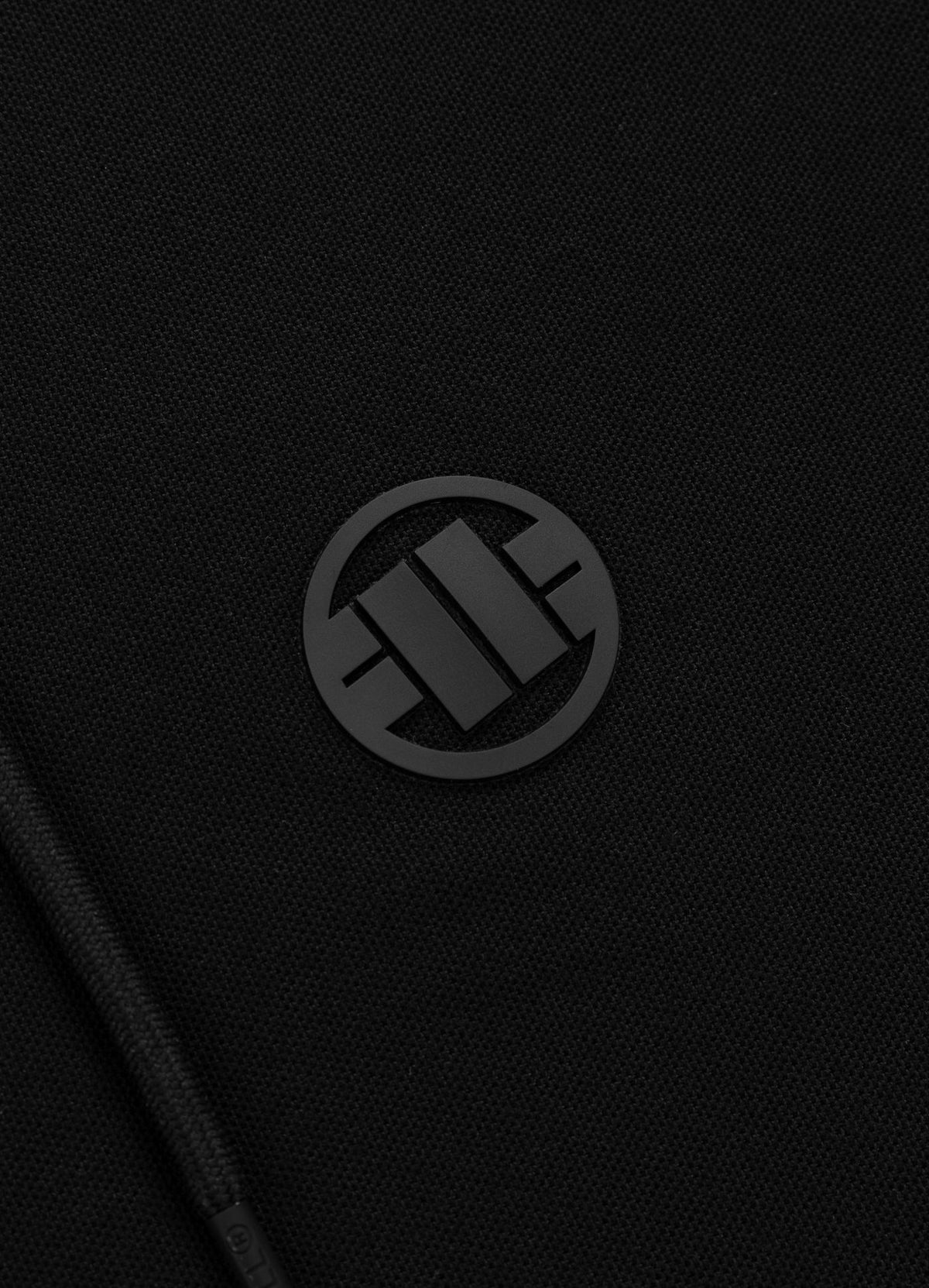 Men's Zip-up hoodie Pique Rockey - Black