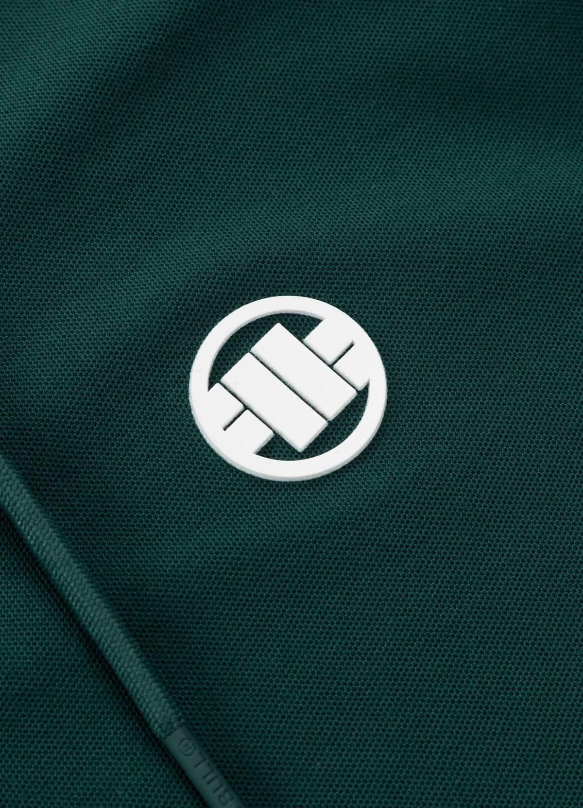 Men's Zip-up hoodie Pique Rockey - Dark green