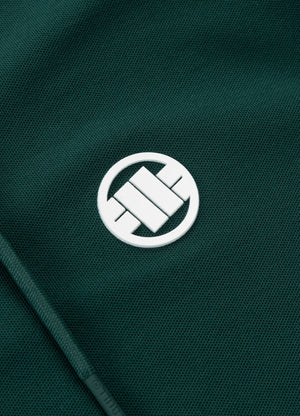 Men's Zip-up hoodie Pique Rockey - Dark green