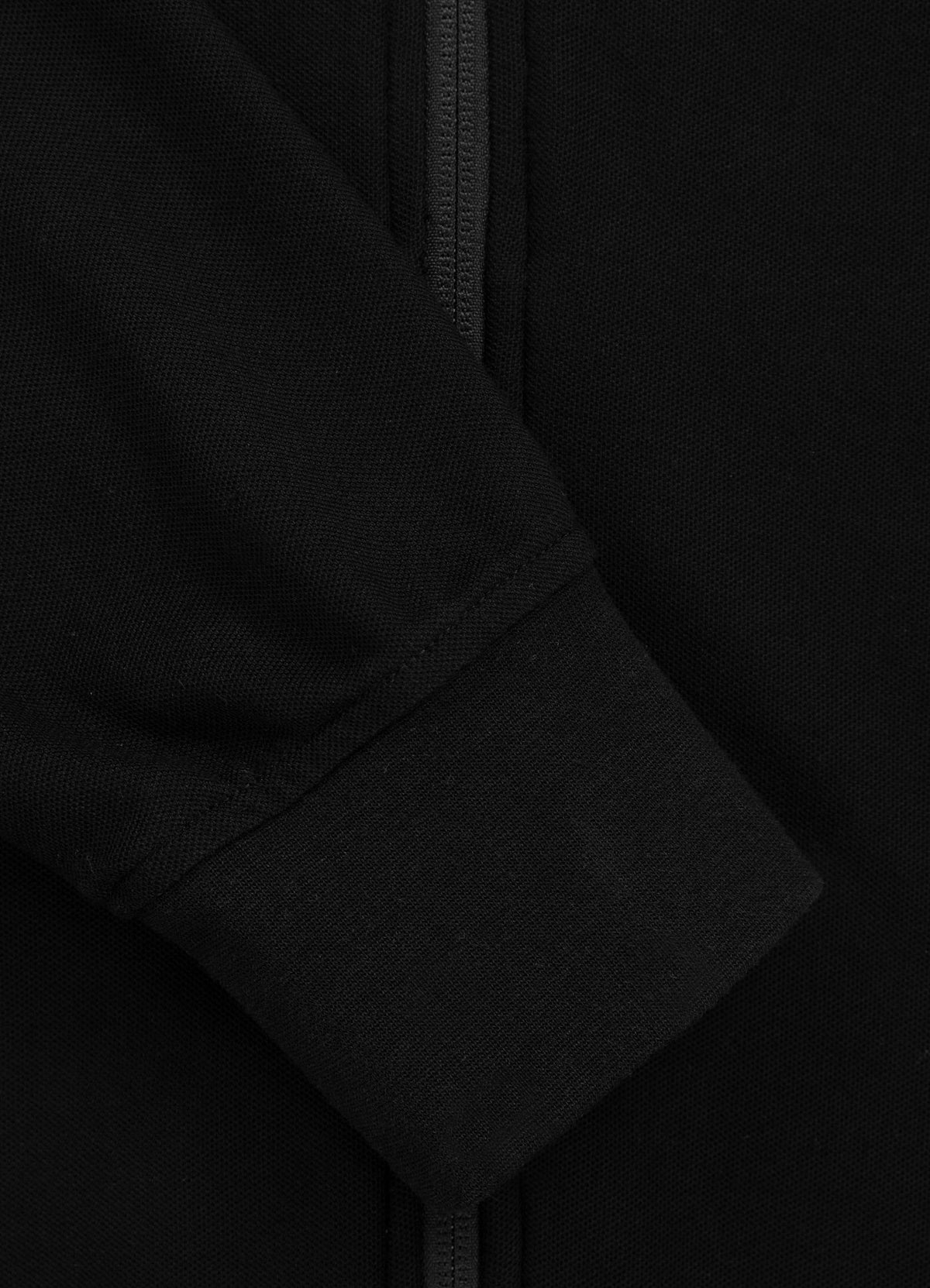 Men's Zip-up hoodie Pique Rockey - Black