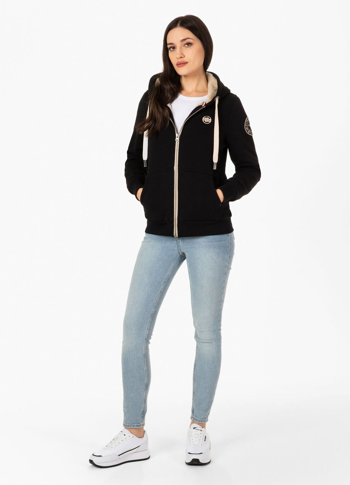 Women's zip-up hoodie Sherpa Ruffina
