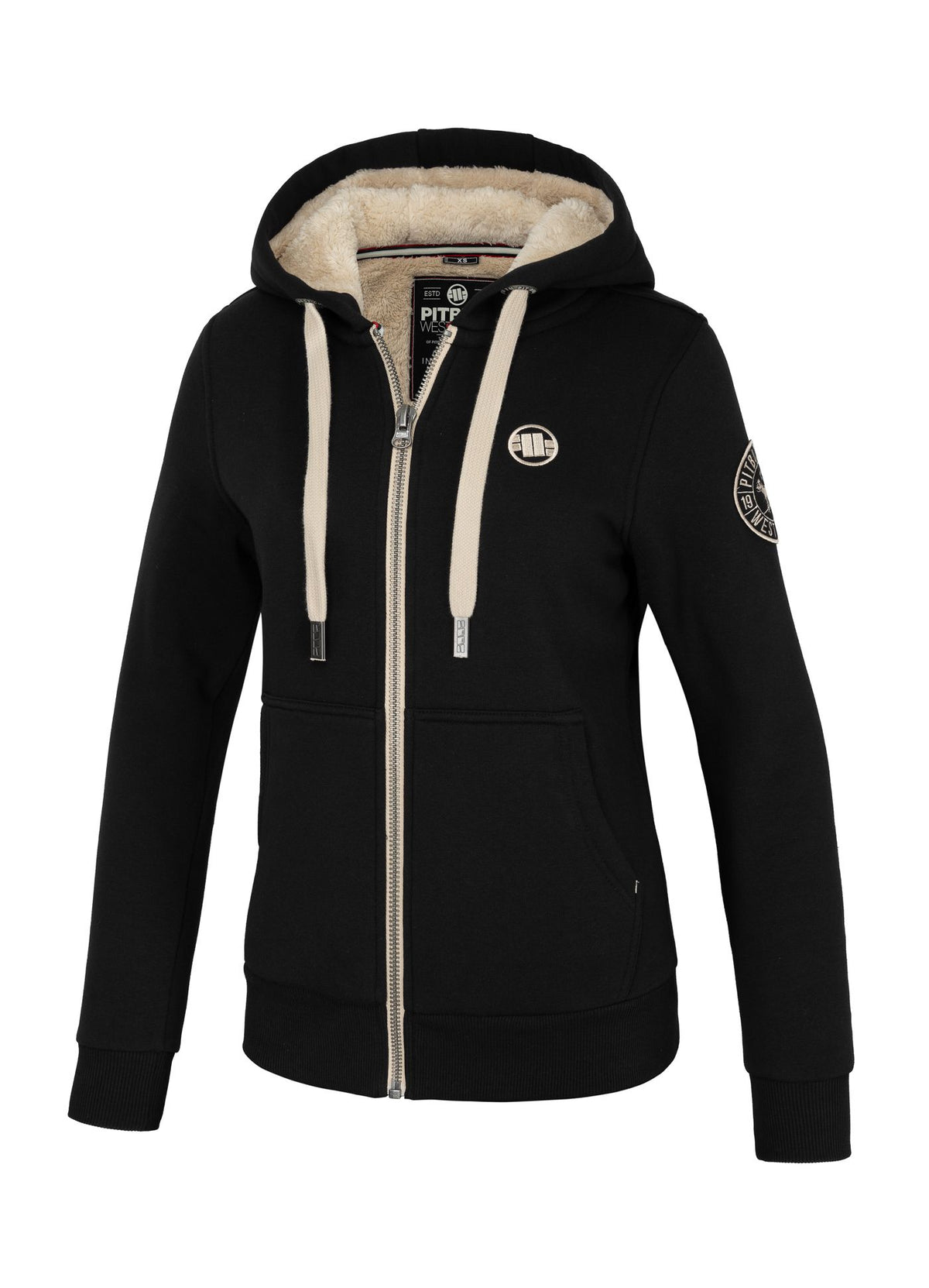 Women's zip-up hoodie Sherpa Ruffina