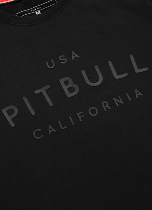 Men's T-Shirt Slim Fit USA CAL - Black