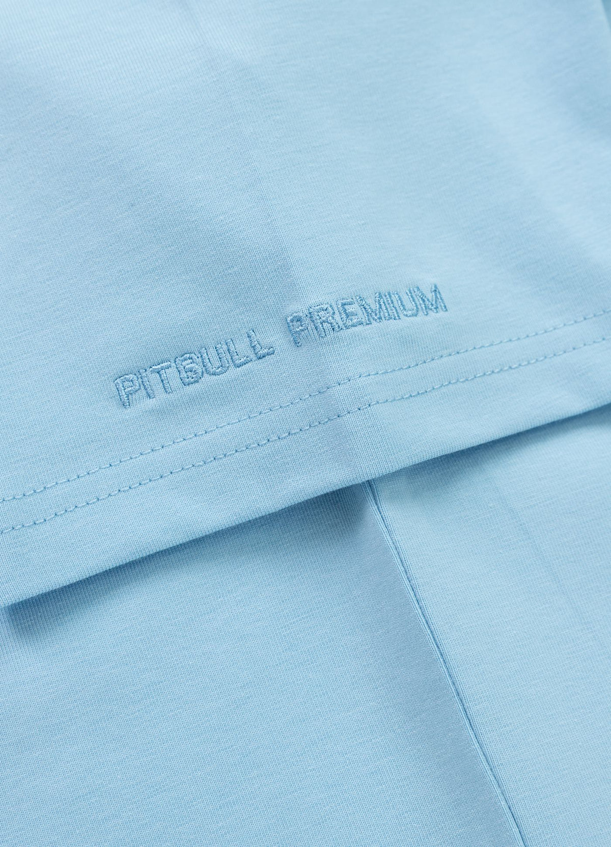 Men's T-Shirt Slim Fit USA CAL - Light blue