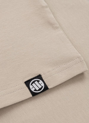 Men's T-Shirt Slim Fit USA CAL - Light Sand