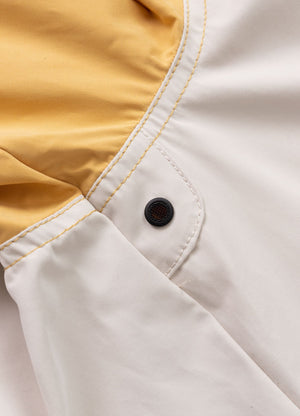 Men's hooded jacket 2 Color Longwood - Yellow/Offwhite