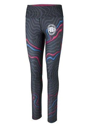 Legginsy damskie kompresyjne Waves - Pitbull.eu