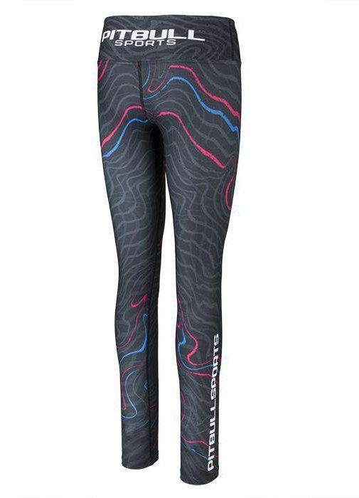 Legginsy damskie kompresyjne Waves - Pitbull.eu