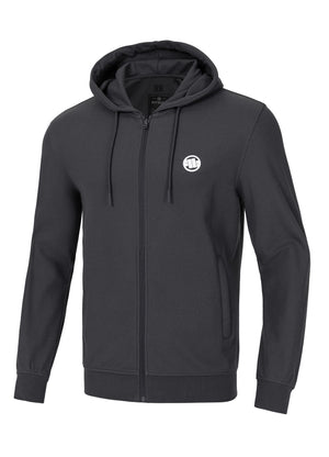 Men's Zip-up hoodie Pique Rockey - Graphite