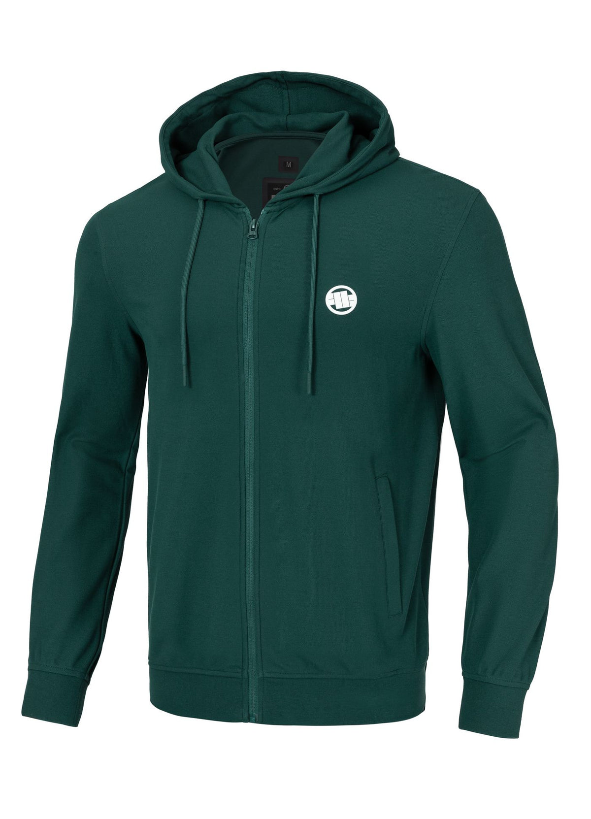 Men's Zip-up hoodie Pique Rockey - Dark green