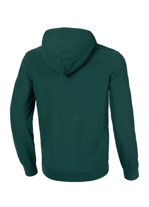 Men's Zip-up hoodie Pique Rockey - Dark green
